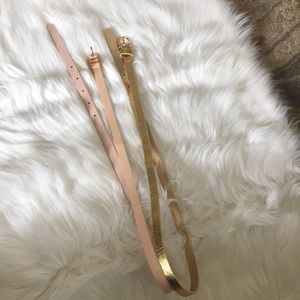 Charlotte Russe Accessories - Lot of 2 Charlotte Russe skinny waist belts Charlotte Russe Accessories - Lot of 2 Charlotte Russe skinny waist belts